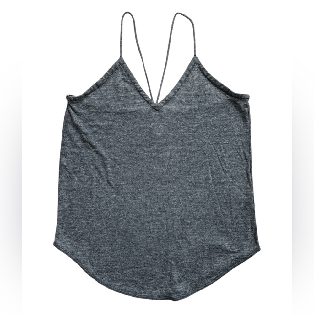 Chaser Charcoal Spaghetti Strap Tank Top